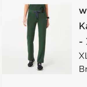 Figs Dark Green Women's Scrubs